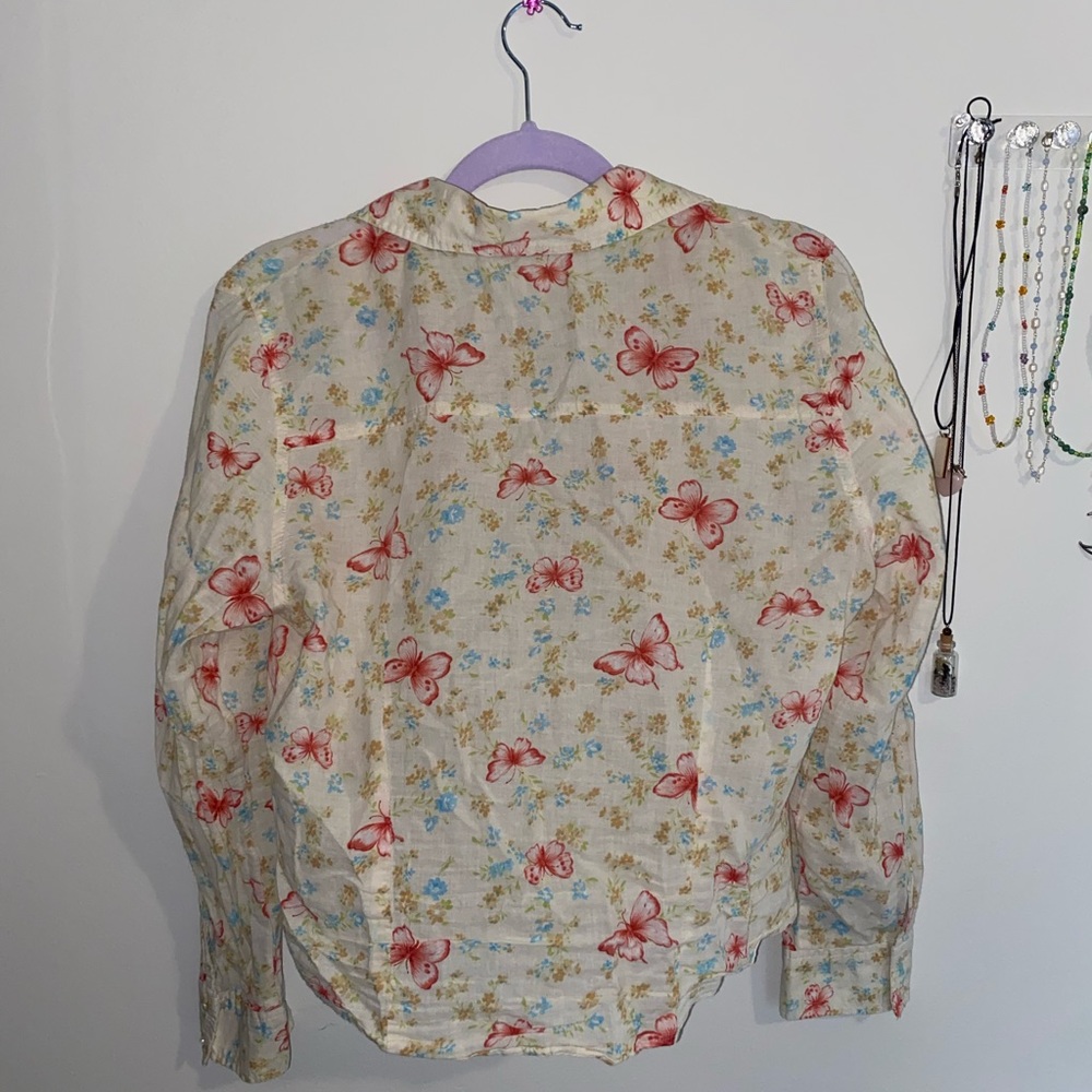 Butterfly Button Up - Picture 3 of 4